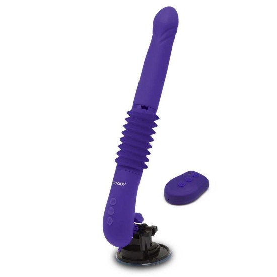 Ασύρματος Δονητής Με Κίνηση Και Βάση – Magnum Opus Supreme Thruster 2 Purple Sex Toys 