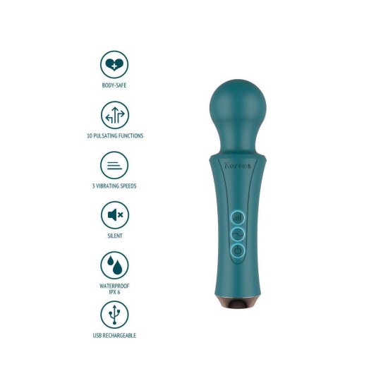 The Personal Wand Power Massager Green Sex Toys