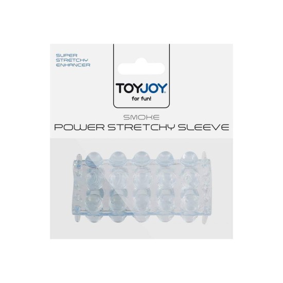 Κάλυμμα Πέους Με Κουκκίδες - Power Stretchy Sleeve With Dots Blue Sex Toys 