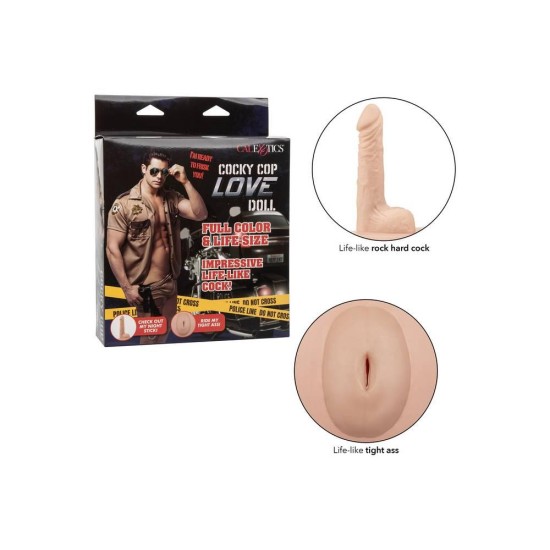 Cocky Cop Male Love Doll Sex Toys