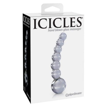 Icicles No.66 Glass Anal Beads Clear