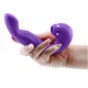 Διπλός Δονητής Με Αναρρόφηση - Inya Symphony Rechargeable Dual Vibe Purple Sex Toys 
