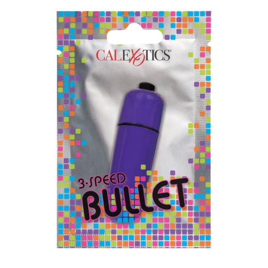 Μίνι Κλειτοριδικός Δονητής - Calexotics 3 Speed Vibrating Bullet Purple Sex Toys 