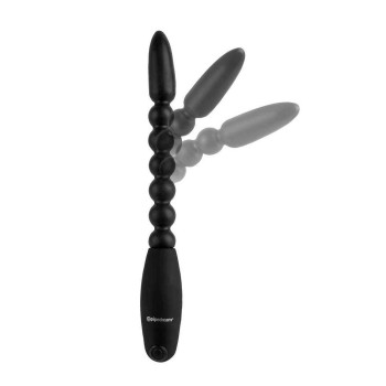 Πρωκτικές Μπίλιες Με Δόνηση - Flexa Pleaser Power Vibrating Beads Black