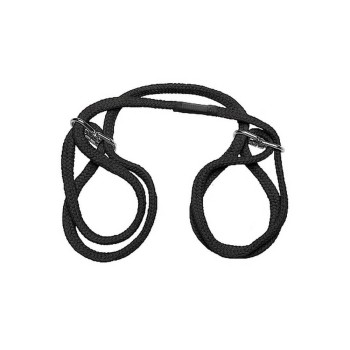 Χειροπέδες/Ποδοπέδες – Japanese Style Bondage Cotton Cuffs Black