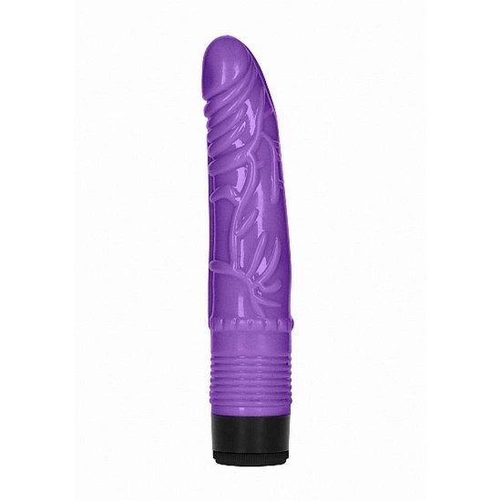 Κυρτός Ρεαλιστικός Δονητής - GC Slight Realistic Dildo Vibe Purple 20cm Sex Toys 