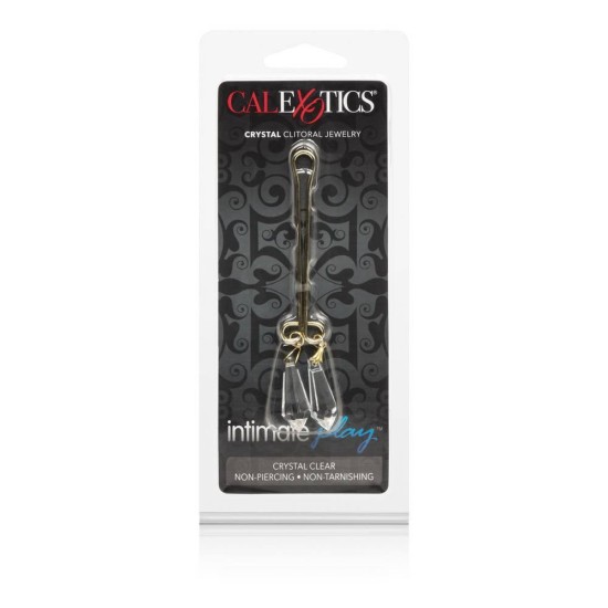 Calexotics Crystal Clitoral Jewelry Gold Sex Toys