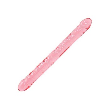 Crystal Jellies Double Dong Pink 45cm