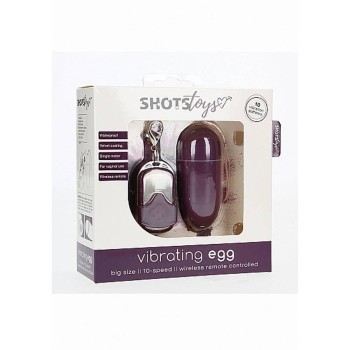 Remote Control Vibrating Egg Large Purple