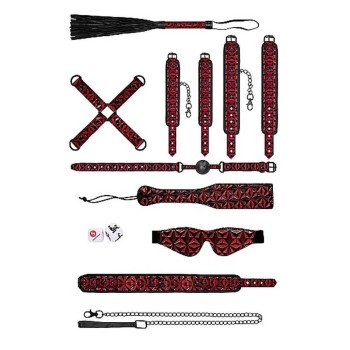 Ouch Luxury Bondage Kit Red