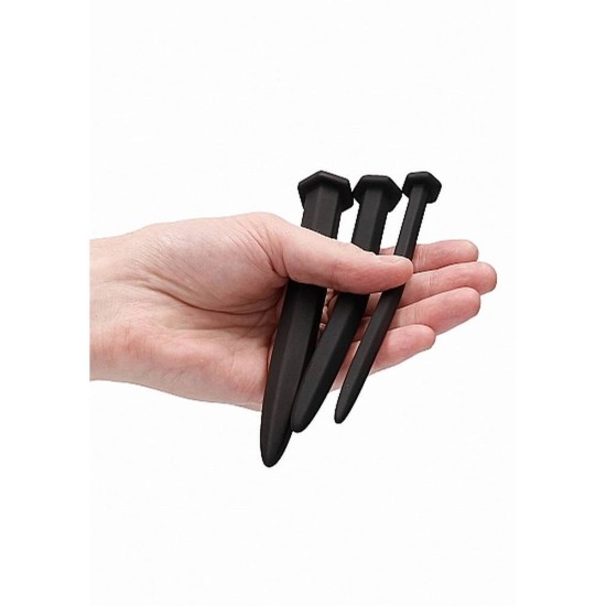 Ouch Silicone Rugged Nail Plug Set Fetish Toys 