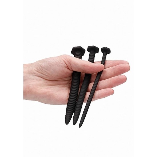 Ouch Silicone Screw Plug Set Fetish Toys 