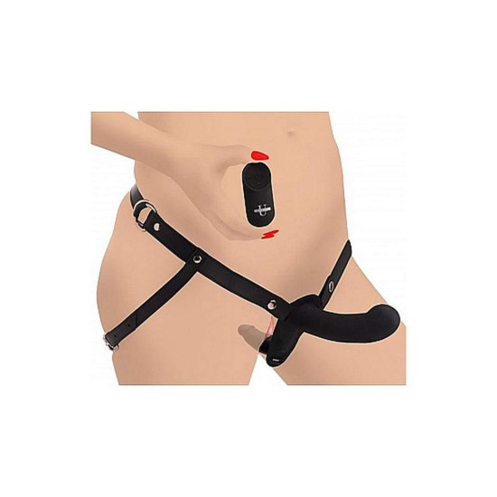 Ασύρματο Διπλό Γυναικείο Στραπον - Double Diva Remote Control Double Dildo With Harness Sex Toys 