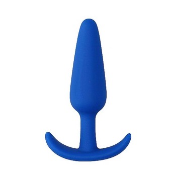Silicone Slim Butt Plug Beginners Size Blue