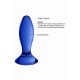Γυάλινη Πρωκτική Σφήνα - Chrystalino Follower Glass Butt Plug Blue Sex Toys 