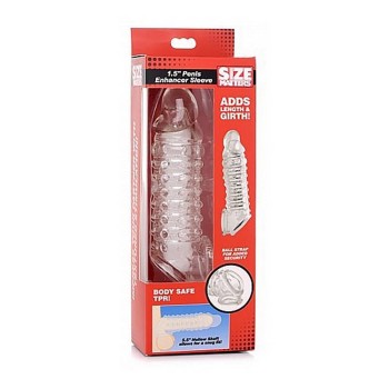 Διάφανο Κάλυμμα Πέους - Penis Enhancer Sleeve Clear 18cm