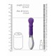 Alida Rechargeable Silicone Vibrator Purple Sex Toys