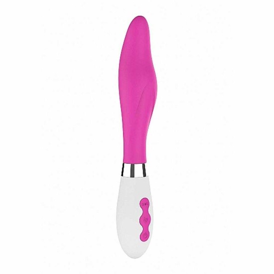 Κλασικός Επαναφορτιζόμενος Δονητής - Athamas Rechargeable Silicone Vibrator Fuchsia Sex Toys 