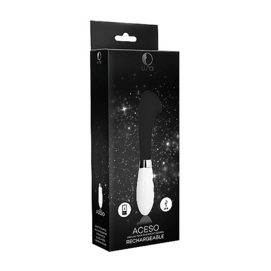 Επαναφορτιζόμενος Δονητής Σημείου G - Aceso Rechargeable G Spot Vibrator Black Sex Toys 