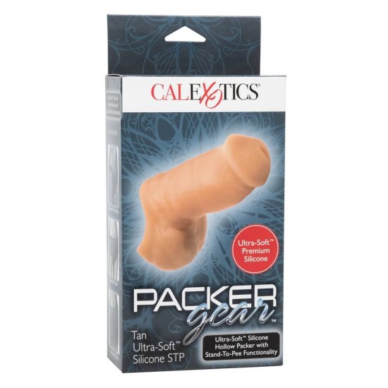 Ivory Hollow Packer Stand To Pee Caramel Sex Toys