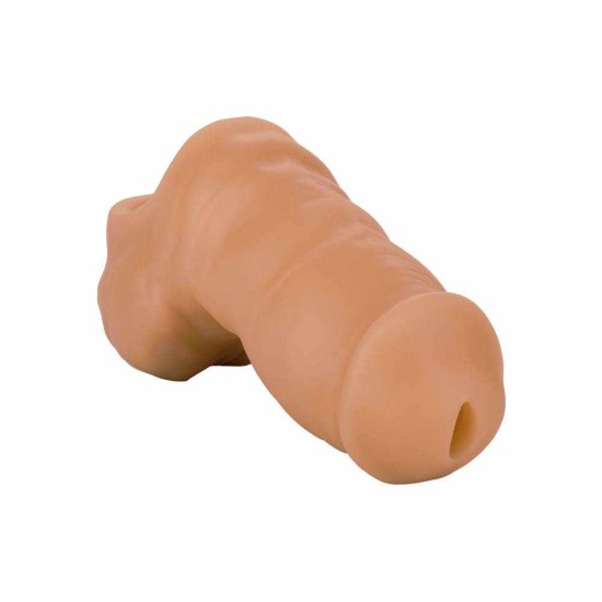 Ivory Hollow Packer Stand To Pee Caramel Sex Toys