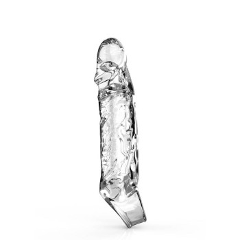 Ρεαλιστικό Κάλυμμα Πέους - Penis Extension Sleeve Medium Clear 16cm