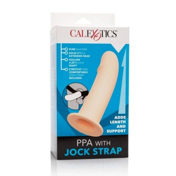 PPA With Jock Strap Hollow Strap On Beige