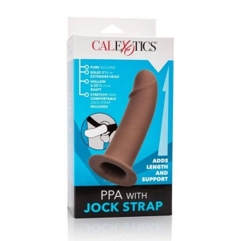 PPA With Jock Strap Hollow Strap On Brown