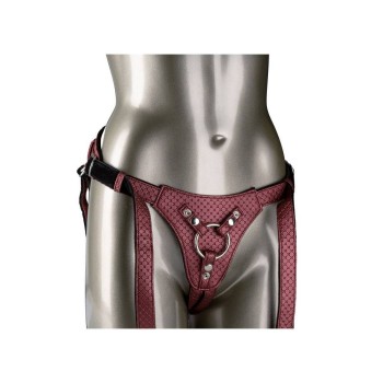 The Regal Queen Crotchless Strap On Red