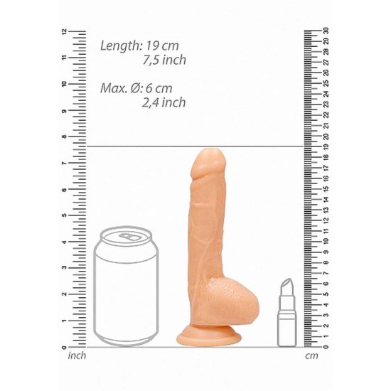 Ρεαλιστικό Πέος Με Βεντούζα - GC Standing Tall Realistic Dildo Beige 16cm Sex Toys 