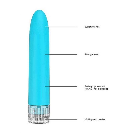Eleni Soft Classic Multispeed Vibrator Turquoise Sex Toys