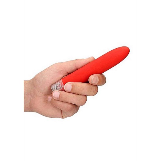 Απαλός Κλασικός Δονητής - Eleni Soft Classic Multispeed Vibrator Red Sex Toys 