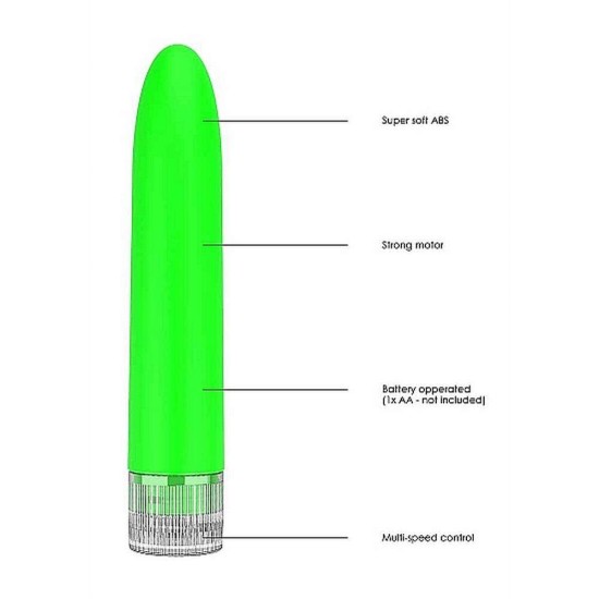 Απαλός Κλασικός Δονητής - Eleni Soft Classic Multispeed Vibrator Green Sex Toys 