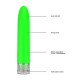 Eleni Soft Classic Multispeed Vibrator Green Sex Toys