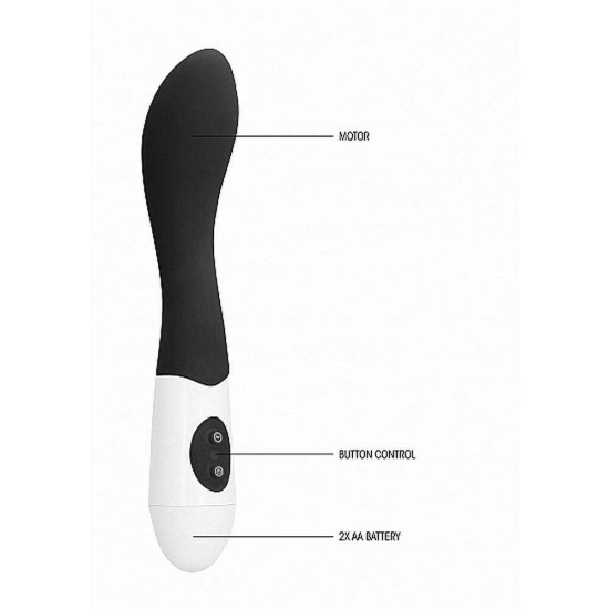 GC Bend G Spot Vibrator Black 19cm Sex Toys