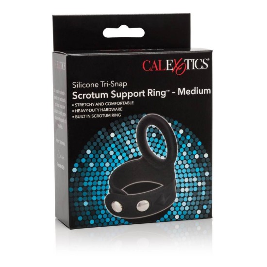 Δαχτυλίδι Για Πέος Και Όρχεις – Tri Snap Scrotum Support Ring Medium Sex Toys 