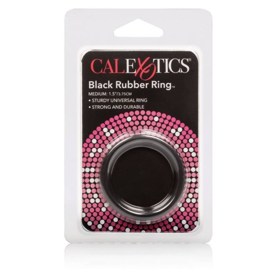 Δαχτυλίδι Πέους – Calexotics Black Rubber Ring Medium Sex Toys 