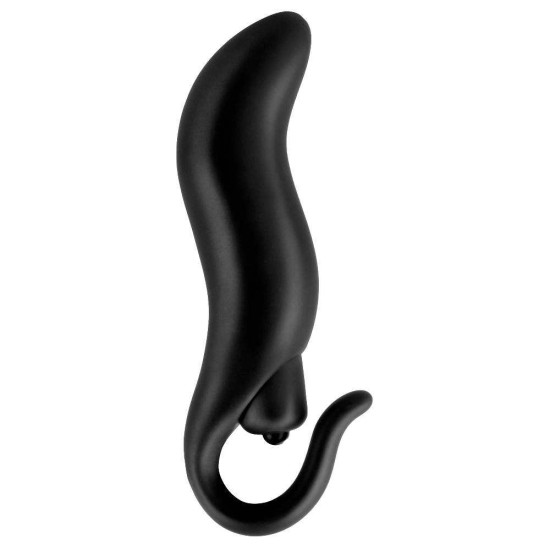 Δονούμενη Σφήνα Διέγερσης Προστάτη - Pipedream Pull Plug Vibe Black Sex Toys 