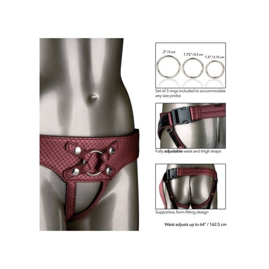 The Regal Empress Crotchless Strap On Red Sex Toys