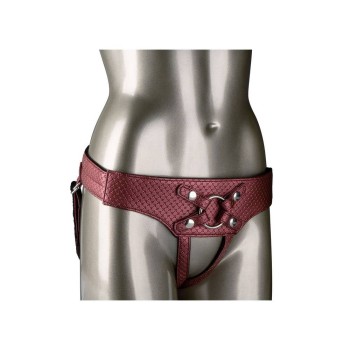The Regal Empress Crotchless Strap On Red