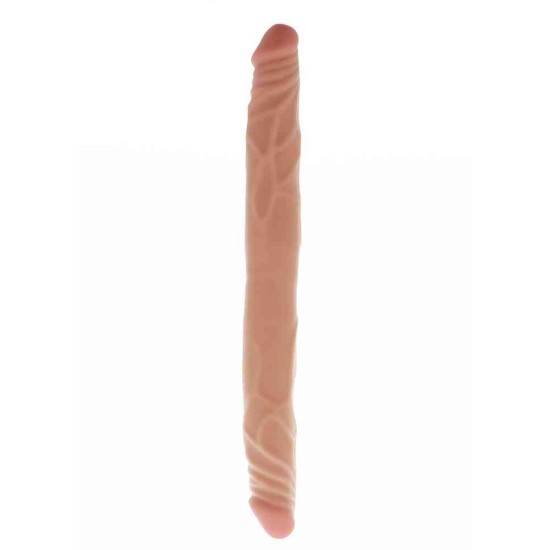 Get Real Double Dong Beige 35cm Sex Toys
