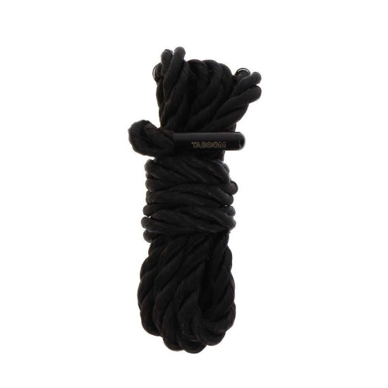 Απαλό Σχοινί Δεσίματος - Taboom Bondage Rope Black 1.5m Fetish Toys 
