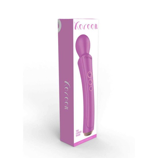 The Curved Wand Power Massager Fuchsia Sex Toys