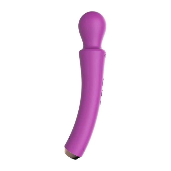 Επαναφορτιζόμενη Συσκευή Μασάζ - The Curved Wand Power Massager Fuchsia Sex Toys 