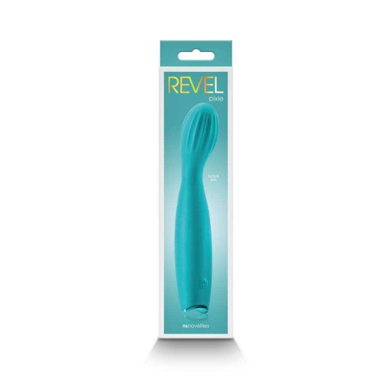 Επαναφορτιζόμενος Δονητής Σημείου G - Revel Pixie Silicone G Spot Vibrator Green Sex Toys 