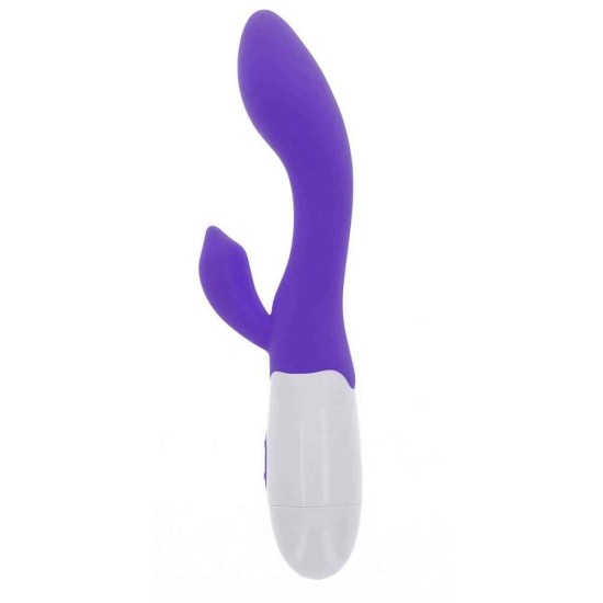 Rabbit Δονητής Σιλικόνης - Toyjoy Funky Lover Rabbit Vibrator Purple Sex Toys 