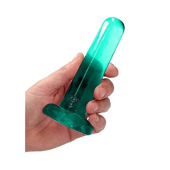 Μη Ρεαλιστικό Ομοίωμα - Crystal Clear Non Realistic Dildo Turquoise 13cm Sex Toys 