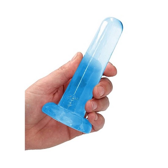 Crystal Clear Non Realistic Dildo Blue 13cm Sex Toys