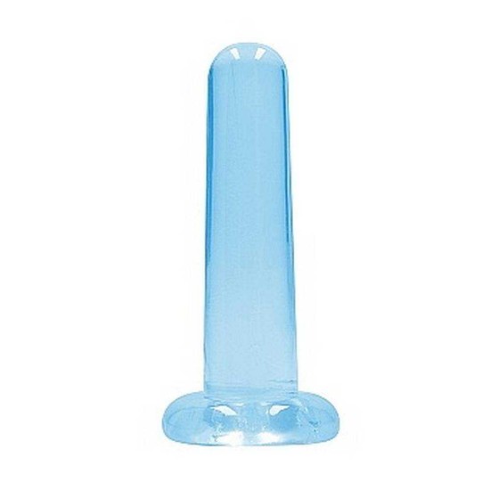 Crystal Clear Non Realistic Dildo Blue 13cm Sex Toys