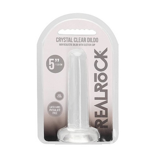 Μη Ρεαλιστικό Ομοίωμα - Crystal Clear Non Realistic Dildo Clear 13cm Sex Toys 